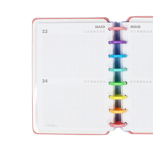 Agenda Permanente A5 Rainbow Rose