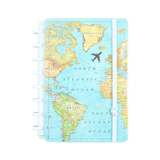 Caderno Inteligente Mapa Mundi ed. especial Gocase