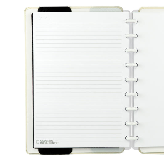 Caderno Inteligente Amarelo Pastel Médio