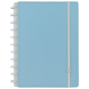 Caderno Inteligente Azul Pastel Grande Capa