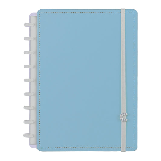 Caderno Inteligente Azul Pastel Médio