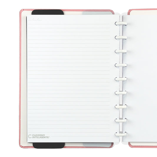 Caderno Inteligente Rosa Pastel Médio