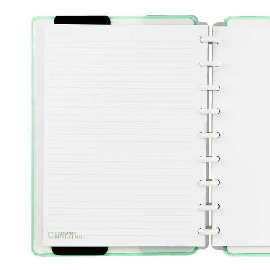 Caderno Inteligente Verde Pastel Médio