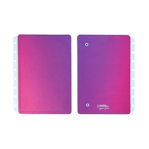 Capa e contracapa para Caderno Inteligente Ultraviolet A5