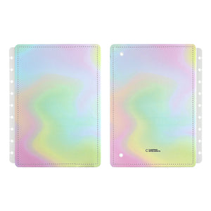 Capa e contracapa para Caderno Inteligente Candy Splash Médio (Planner)