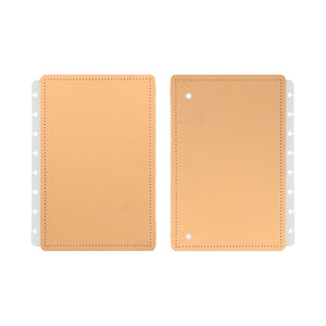 Capa e contracapa para Caderno Inteligente Laranja Pastel A5