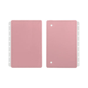 Capa e contracapa para Caderno Inteligente Rosa Pastel A5
