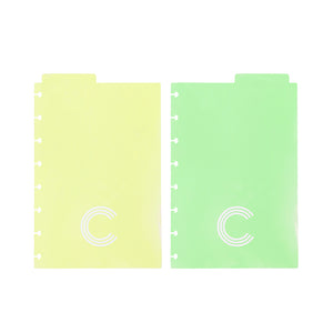 Separadores Pastel para Caderno Inteligente A5 Interior