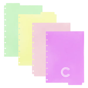 Separadores Pastel para Caderno Inteligente Médio Interior