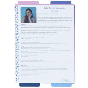 Recarga para Planner Caderno Inteligente by Sophia Martins Médio (Planner) Embalagem Frente