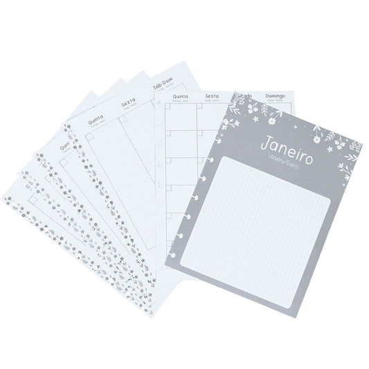 Recarga para Planner Caderno Inteligente by Sophia Martins Médio (Planner) Interior