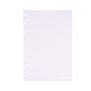 Folhas Candy Colors 90g Linhas Brancas A5 Verso