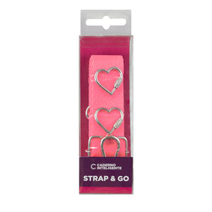 Kit Strap & Go Neon Pink Embalagem Frente