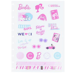 Folha de Autocolantes BARBIE™ Pink Grande Verso
