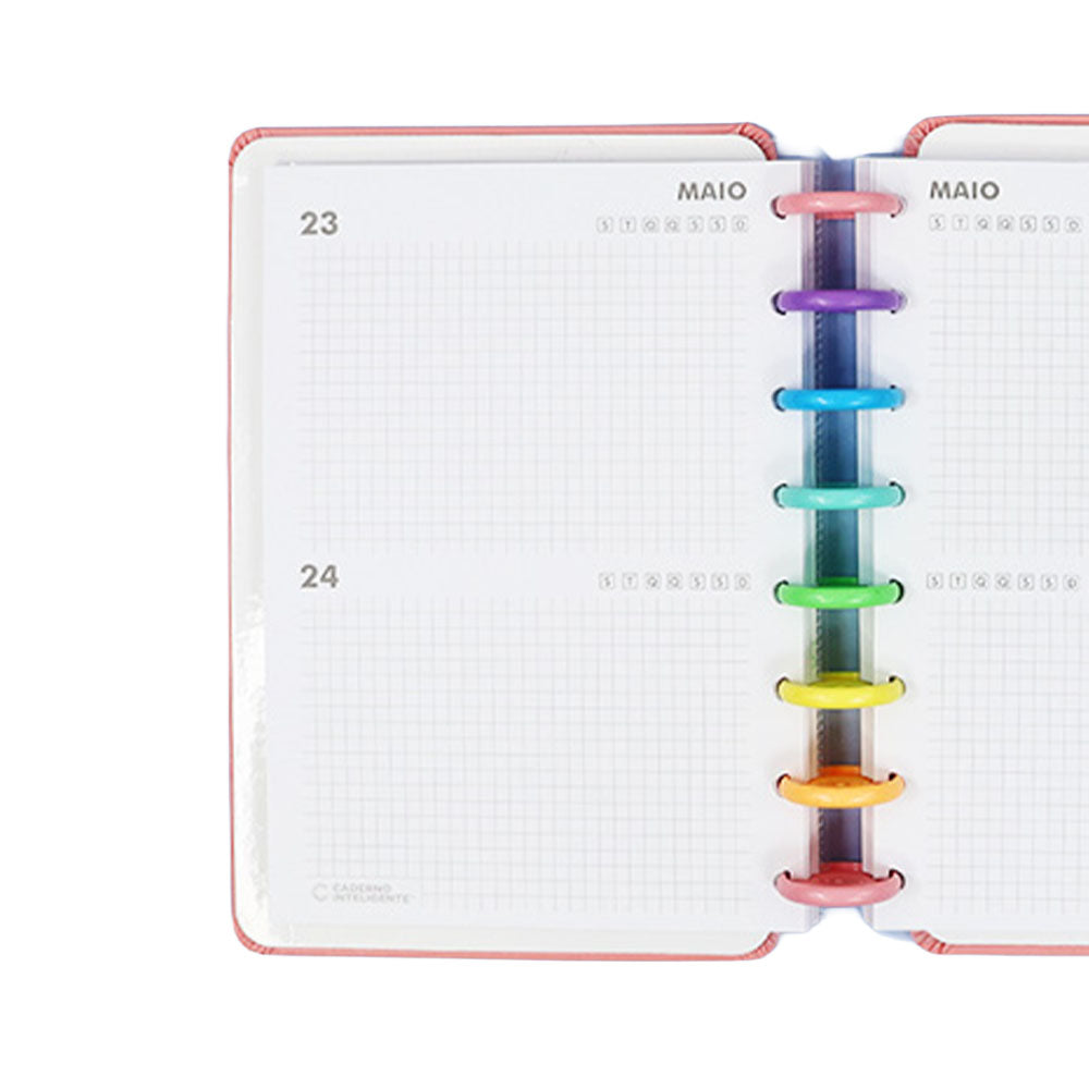 Agenda Permanente A5 Rainbow Rose Interior