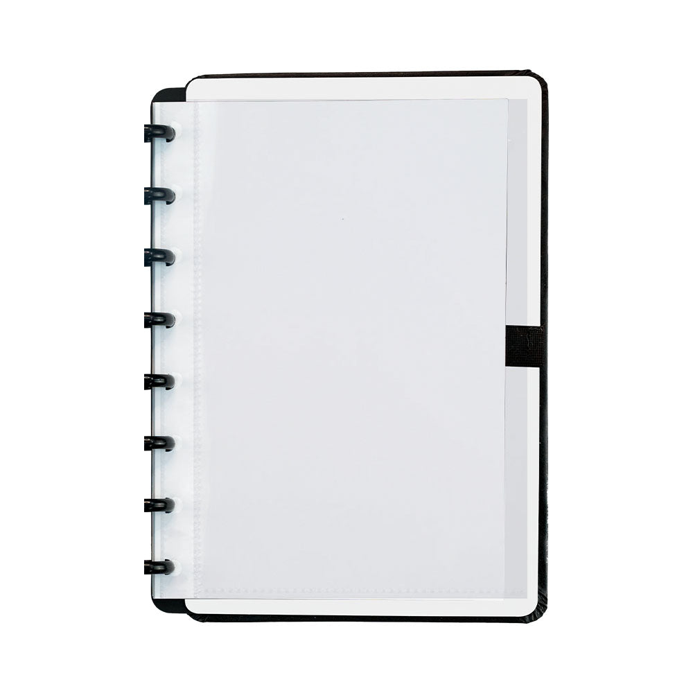 Bolsa plástica A5 para Caderno Inteligente (125 x 199 mm) Verso
