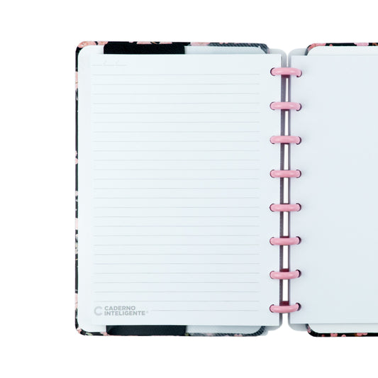 Caderno Inteligente Classical Rose Black ed. especial Gocase