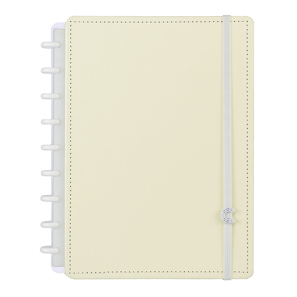 Caderno Inteligente Amarelo Pastel Médio Capa