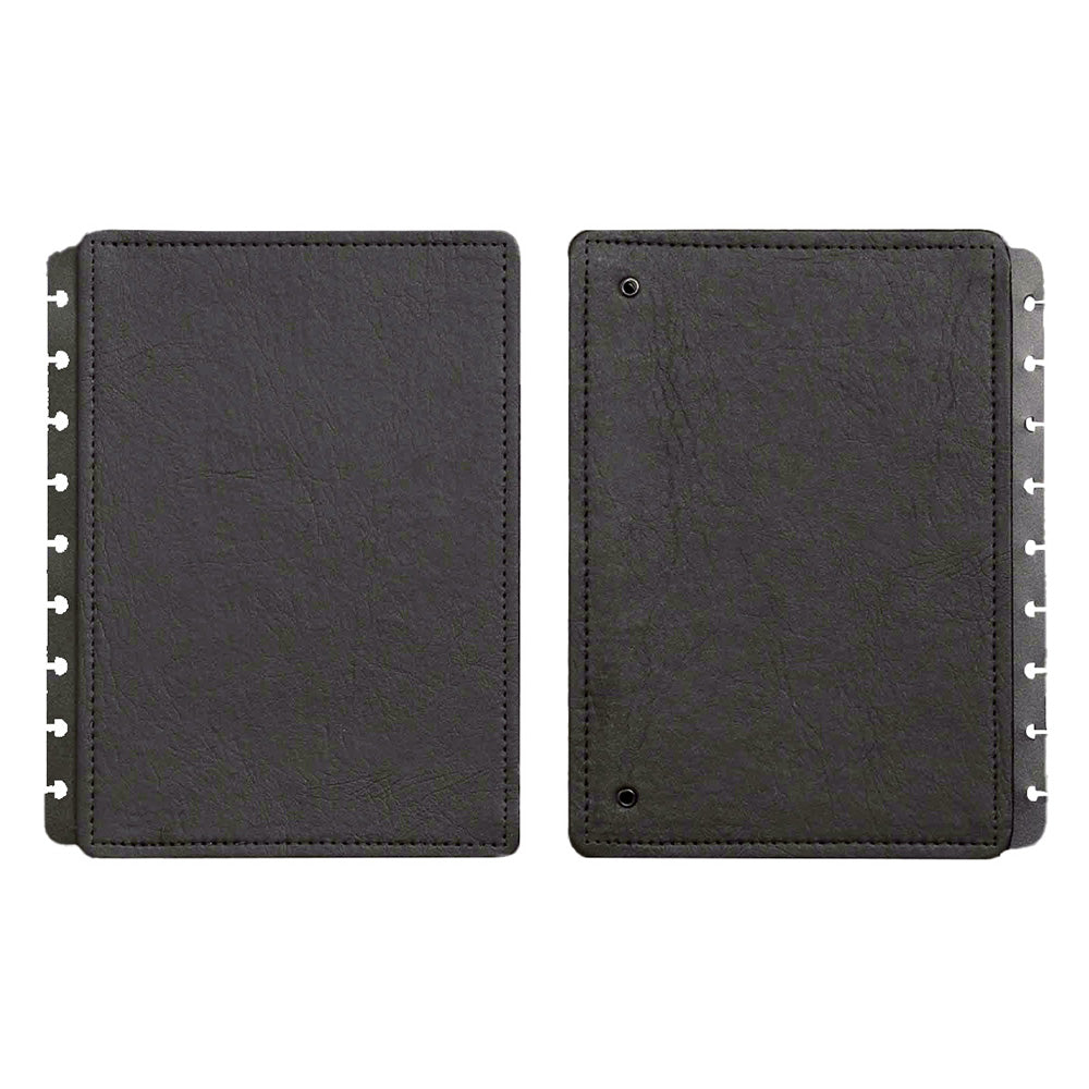 Capa e contracapa para Caderno Inteligente Black Ecológico Médio (Planner)