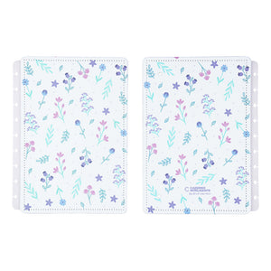 Capa e contracapa Lilac Fields by Sof para planner do Caderno Inteligente Médio (Planner)