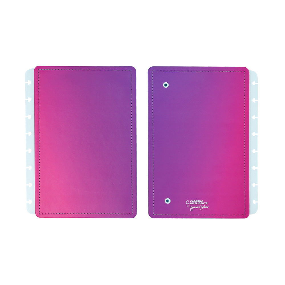 Capa e contracapa para Caderno Inteligente Ultraviolet A5