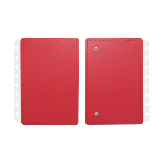 Capa e contracapa para Caderno Inteligente Vermelho Cereja