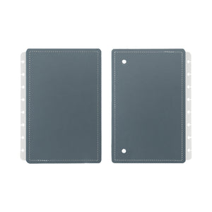 Capa e contracapa para Caderno Inteligente Cool Grey A5