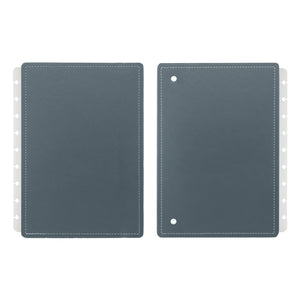 Capa e contracapa para Caderno Inteligente Cool Grey Médio (Planner)
