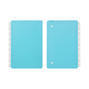 Capa e contracapa para Caderno Inteligente All Blue A5