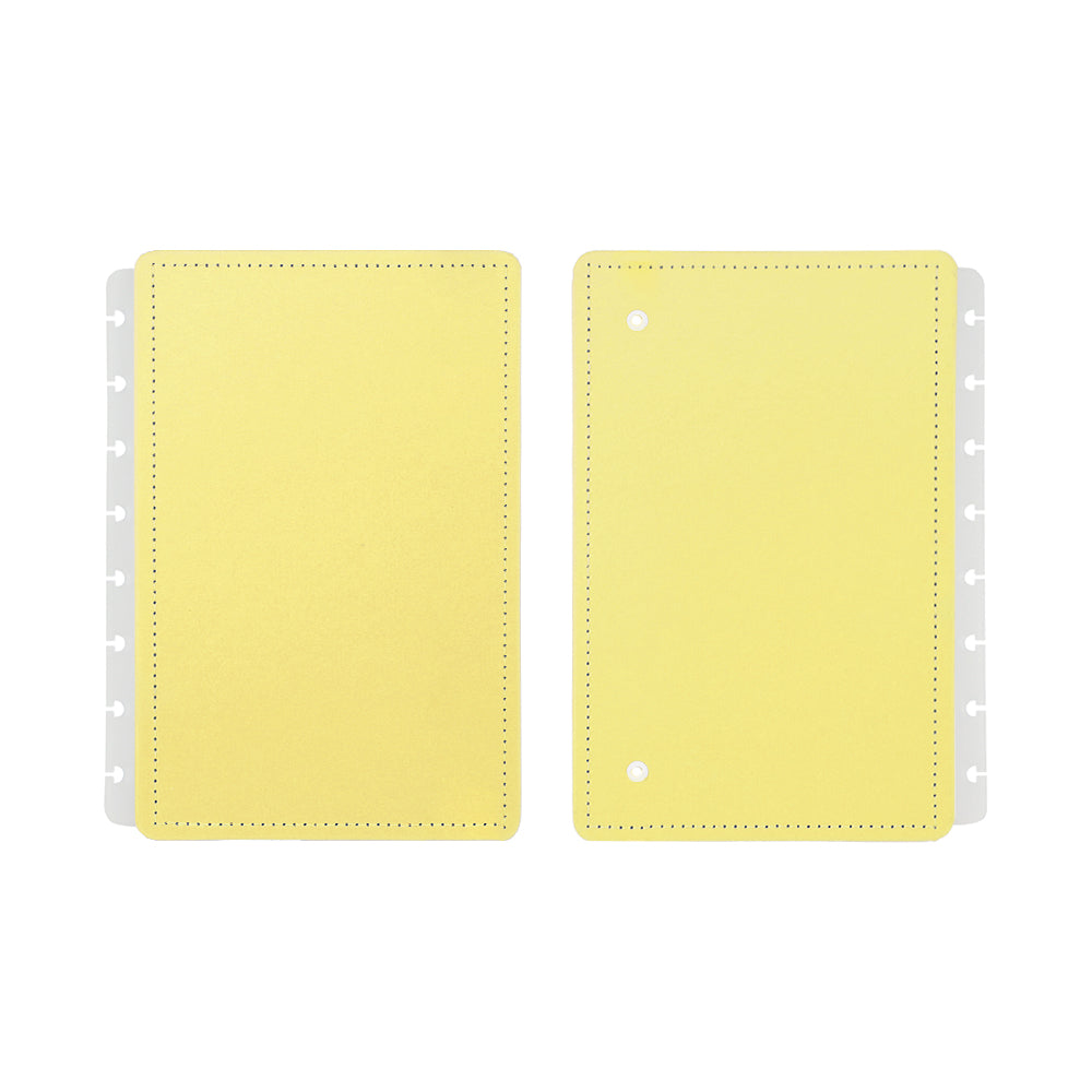 Capa e contracapa para Caderno Inteligente All Yellow A5