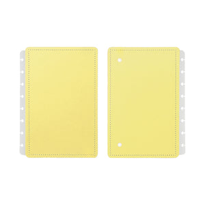 Capa e contracapa para Caderno Inteligente All Yellow A5