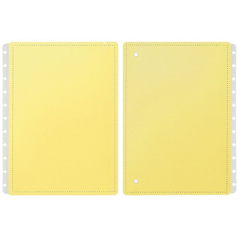 Capa e contracapa para Caderno Inteligente All Yellow Grande