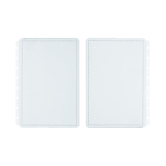 Capa e contracapa para Caderno Inteligente All White