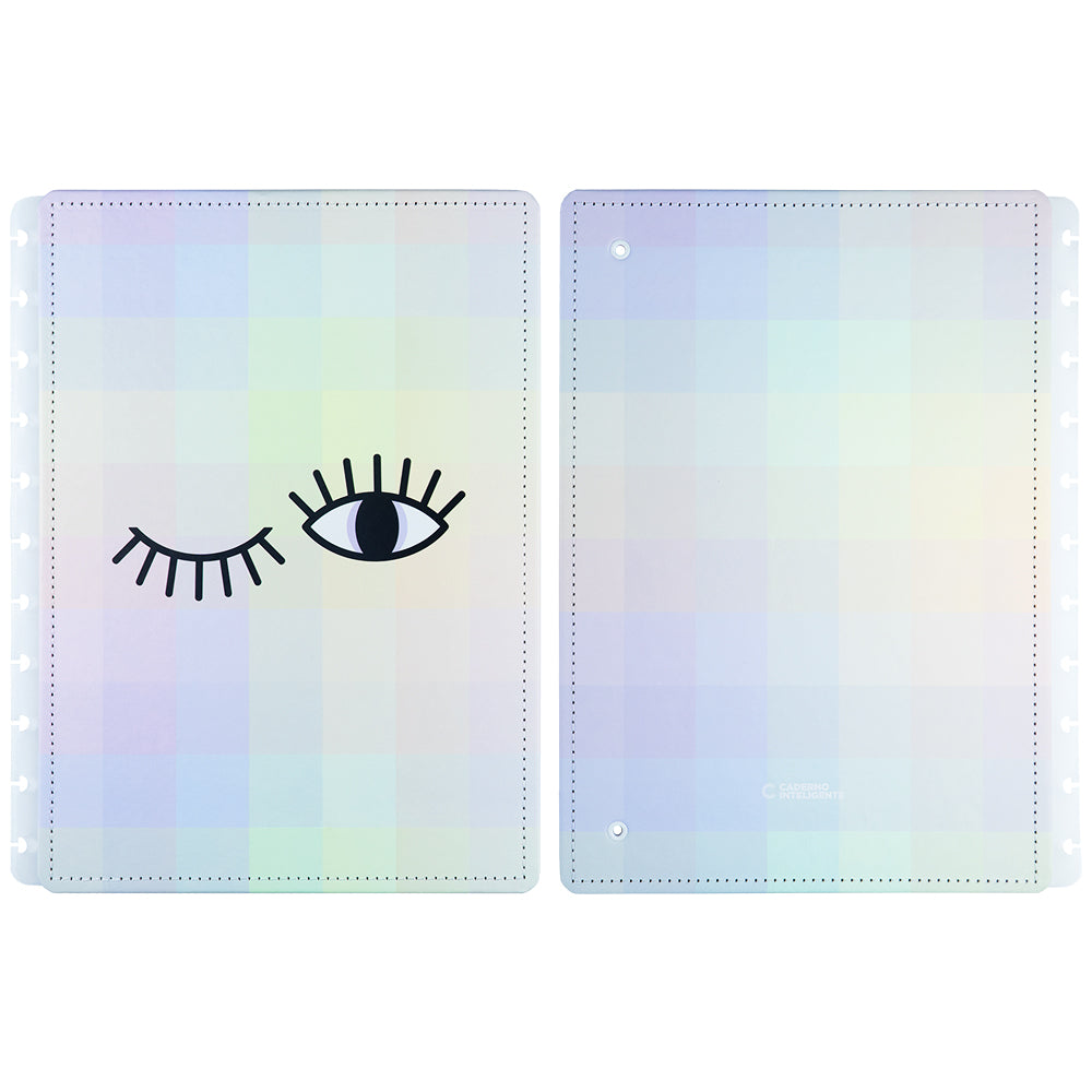 Capa e contracapa para Caderno Inteligente Eyeconic Grande