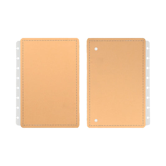 Capa e contracapa para Caderno Inteligente Laranja Pastel