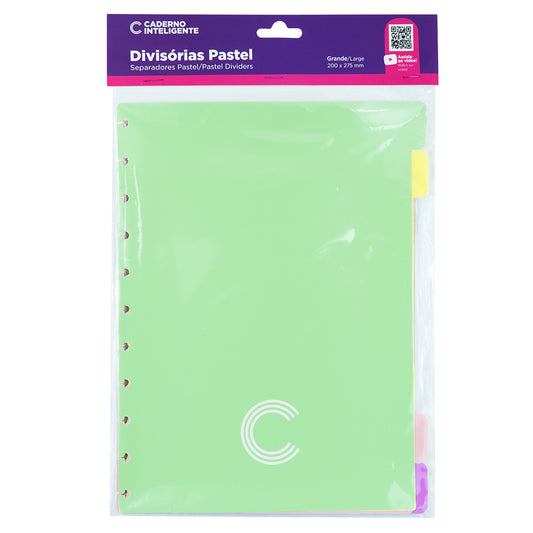 Separadores Pastel para Caderno Inteligente