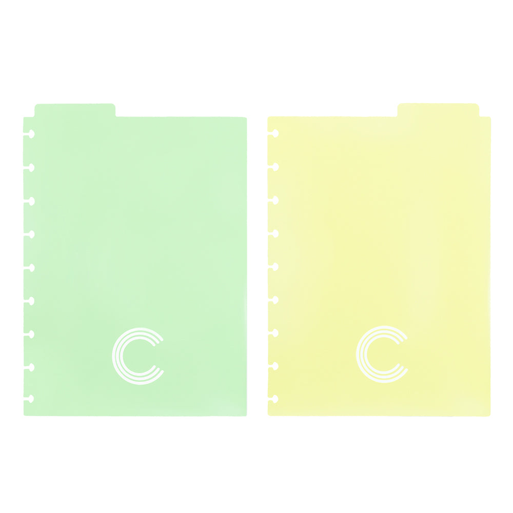 Separadores Pastel para Caderno Inteligente Médio Interior