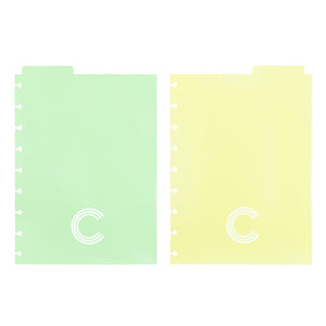 Separadores Pastel para Caderno Inteligente Médio Interior