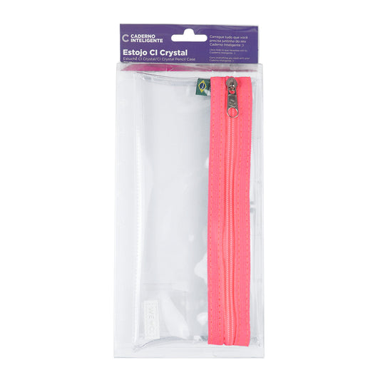 Estojo para Caderno Inteligente Crystal Néon Pink