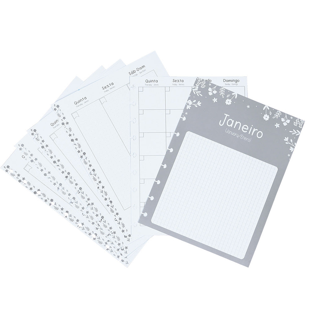 Recarga para Planner Caderno Inteligente by Sophia Martins Médio (Planner) Interior