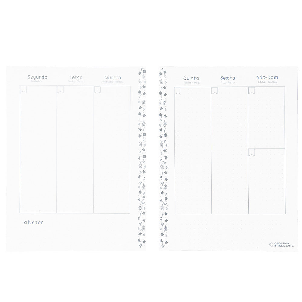 Recarga para Planner Caderno Inteligente by Sophia Martins Médio (Planner) Interior