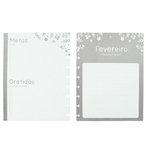 Recarga para Planner Caderno Inteligente by Sophia Martins Médio (Planner) Verso