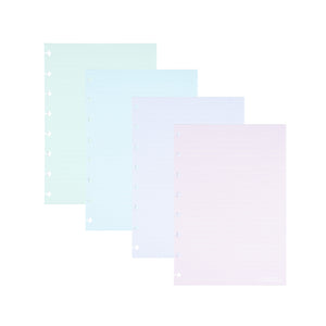 Folhas Candy Colors 90g Linhas Brancas A5 Interior