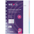Folhas Pautadas Colorcode 90g para Caderno Inteligente Grande Embalagem Frente