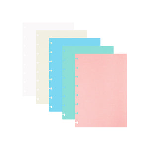 Folhas coloridas para Caderno Inteligente A5 Verso