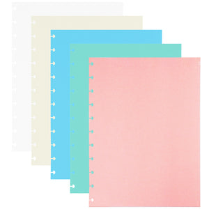 Folhas coloridas para Caderno Inteligente Grande Verso