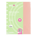 Folhas coloridas Médias para planner Caderno Inteligente Embalagem Frente
