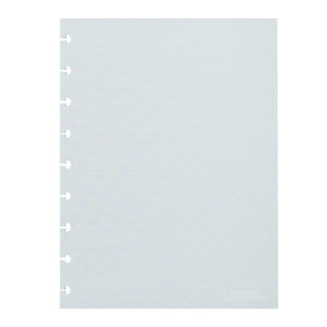 Folhas linhas brancas pautado 120g para Caderno Inteligente Médio (Planner) Verso