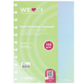 Folhas linhas brancas pautado Rainbow 120g para Caderno Inteligente Grande Embalagem Frente