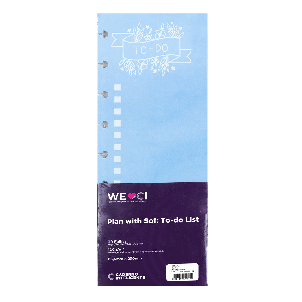 Plan with Sof - To do List - Médio 120g Interior